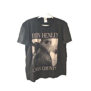 Don Henley Cass County HTF Euro Tour Concert T Shirt Men's Size Medium